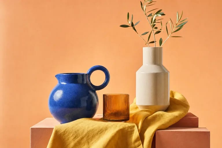 Illustrative homeware collection, not client products.